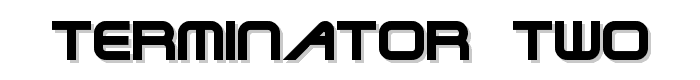 Terminator Two font